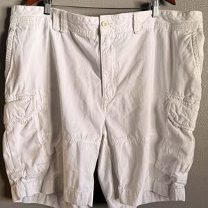 Polo Ralph Lauren White Cargo Shorts Men’s 50B Classic Polo Chino